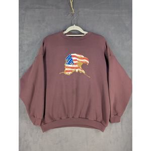 Vintage American Bald Eagle Crewneck Tultex Size XL
